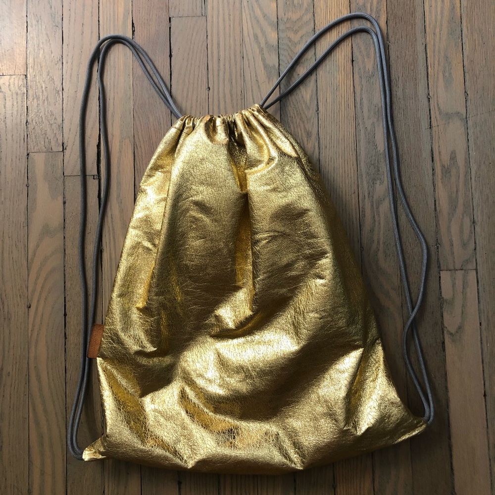 Backpack in gold - Picture 2 of 4